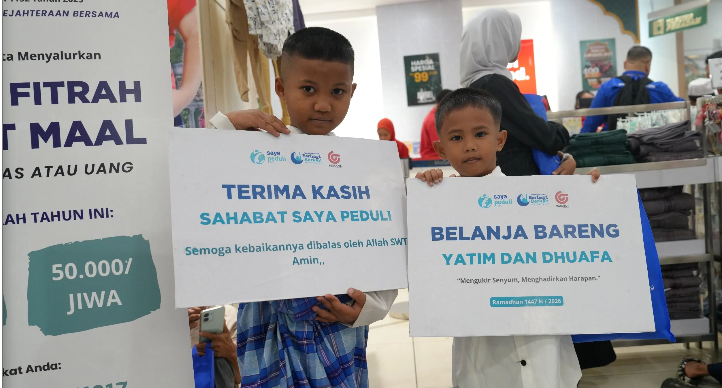 Foto 39 dari album Belanja Bareng Yatim Dhuafa Difabel 2026